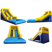 small inflatable water slide